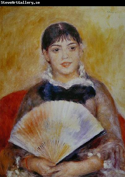Pierre-Auguste Renoir Femme a l'eventail